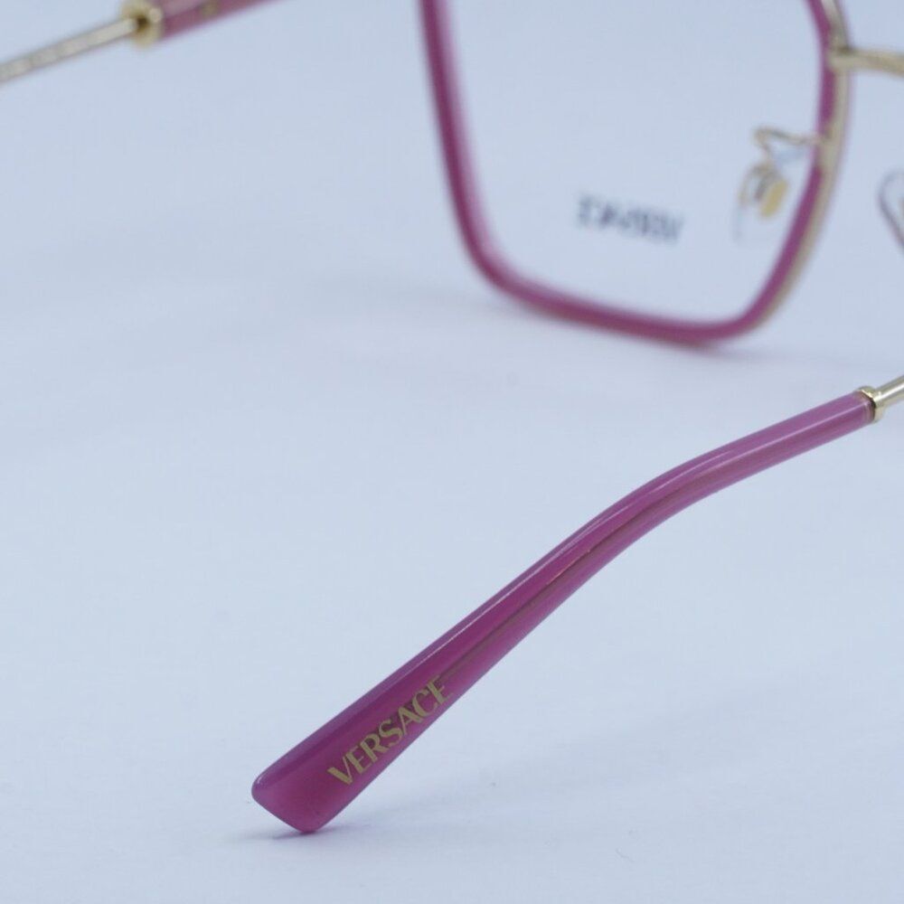 🕶️ New Versace VE1294D 1510 Eyeglasses - Opal Bordeaux/Gold Frame - Picture 8 of 11